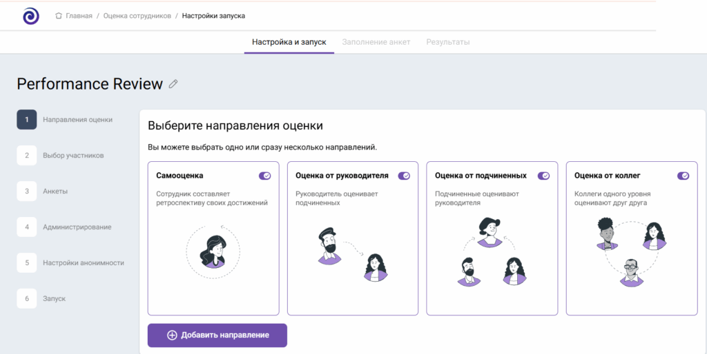 В Appraise можно запустить любые направления оценки