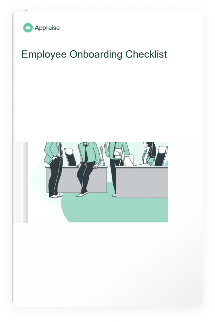Appraise HR guide: Employee Onboarding Checklist