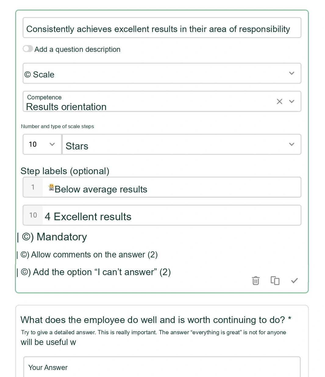 Assessment Question Editor