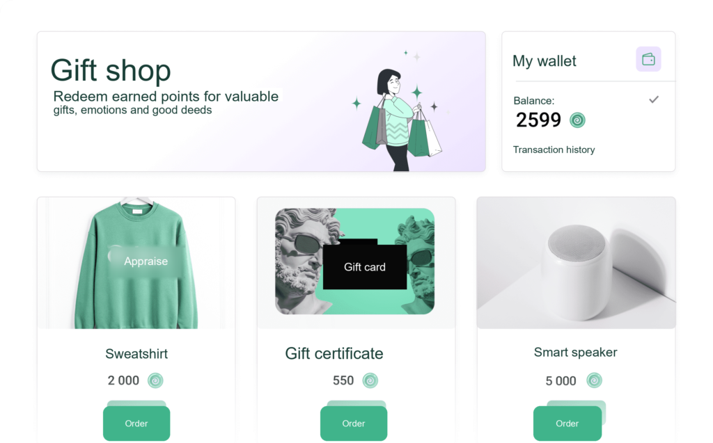 Company Rewards Store