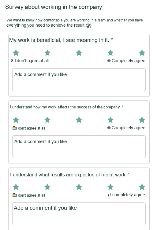 Company Survey Template