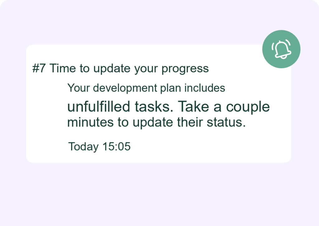 Development Progress Reminder