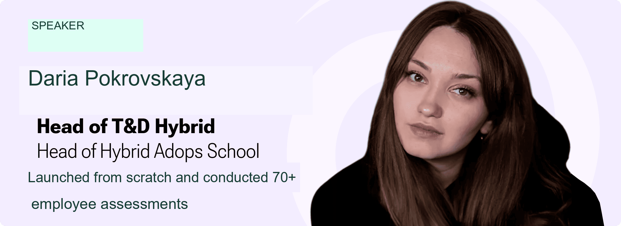 Digital Team Speaker Profile