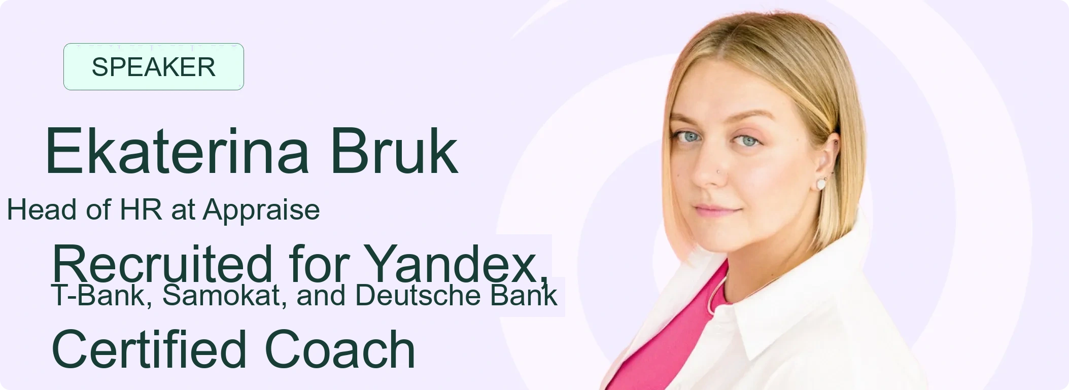Ekaterina Bruk Speaker Profile