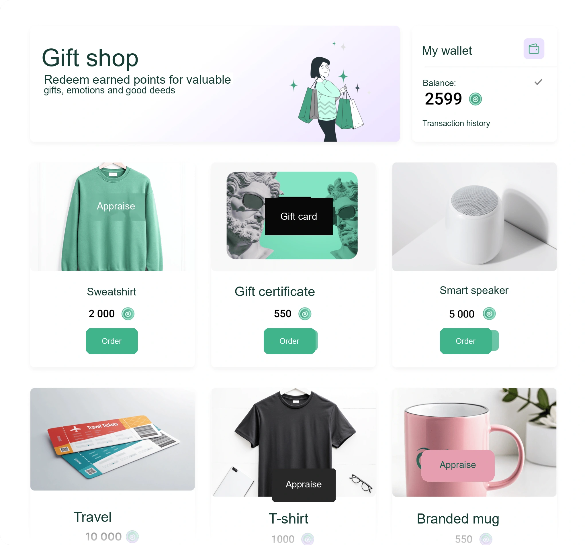 Employee Rewards Shop