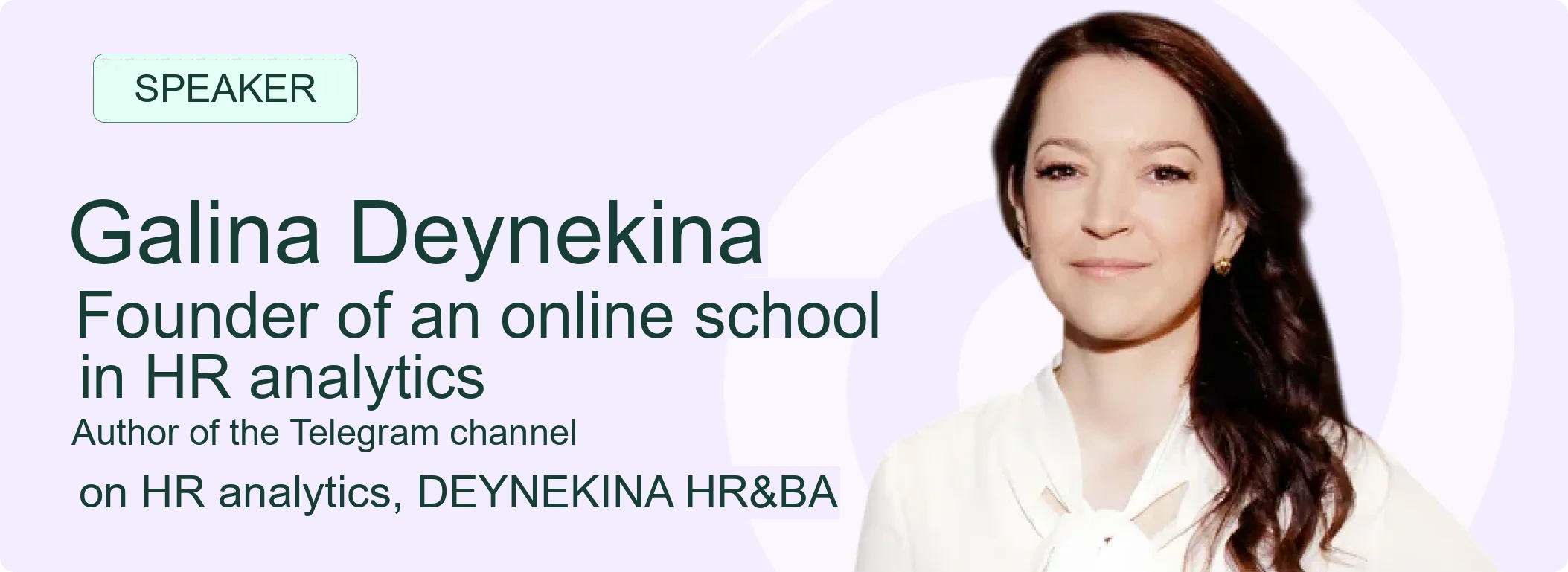 Galina Speaker Profile